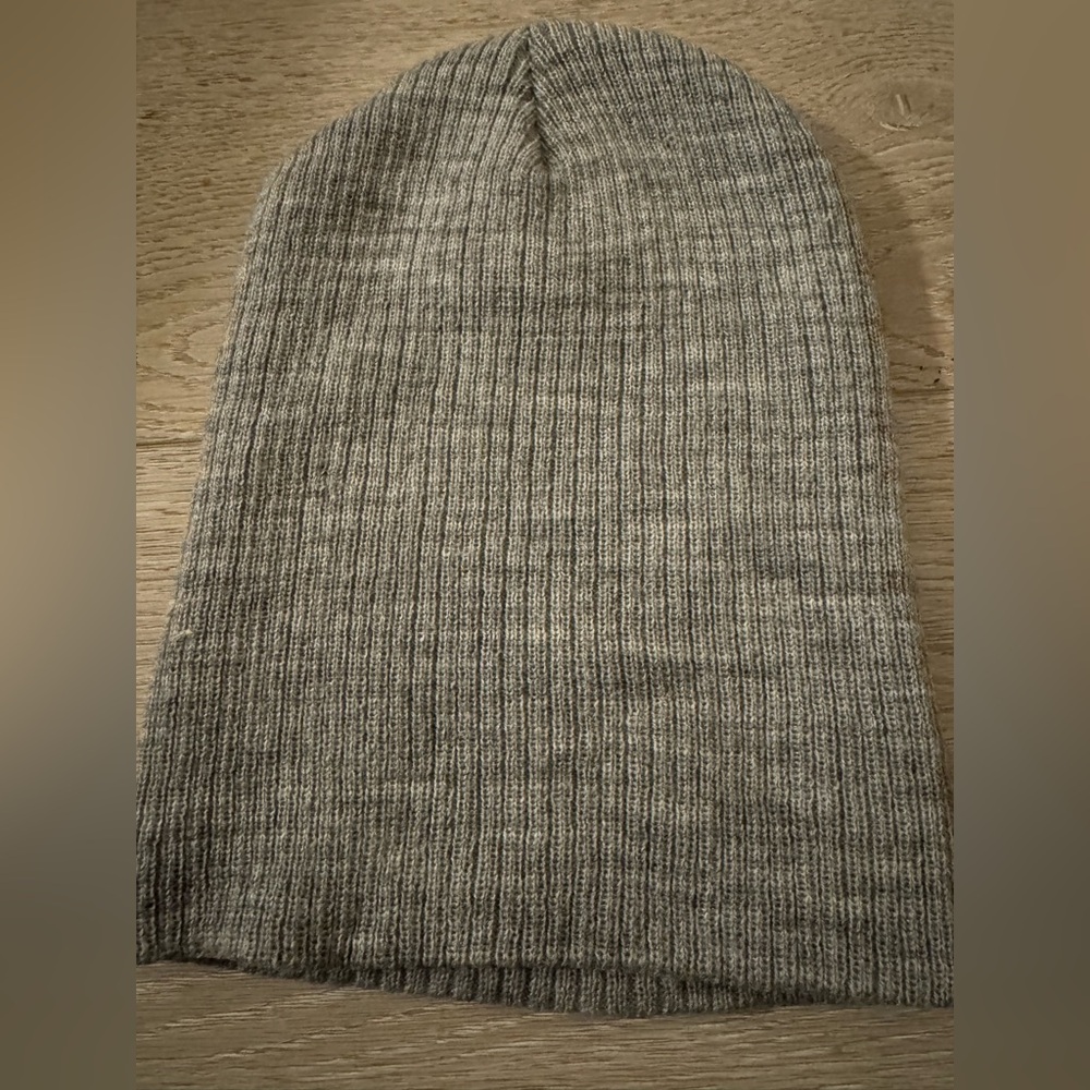 BASIC GREY UNISEX BEANIE